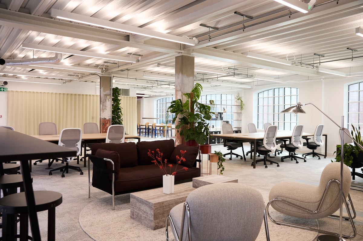 Open plan with breakout space