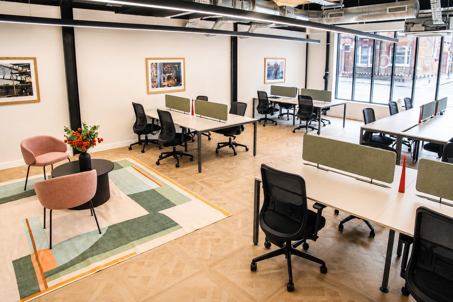 Bright, open floorplates - available now on flexible terms.