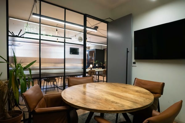 Cosy meeting space, for catch ups, collaboration and calls.