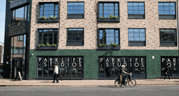 The location of a city office, but the feeling of a neighbourhood workspace.